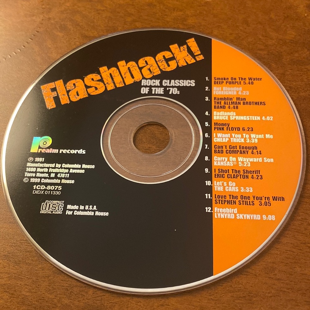 CD: Flashback / Rock classics of the 70s